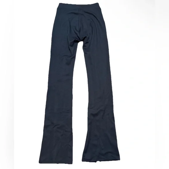 Wear It To Heart TERESA SLIT FLARE BLACK Legging Medium - Picture 4 of 9